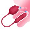 2022 Clitoris Stimulator Oral Tongue Licking With Dildo Thrusting Vibrating Egg Sex Toys Female Rose Vibrator Toy For Women