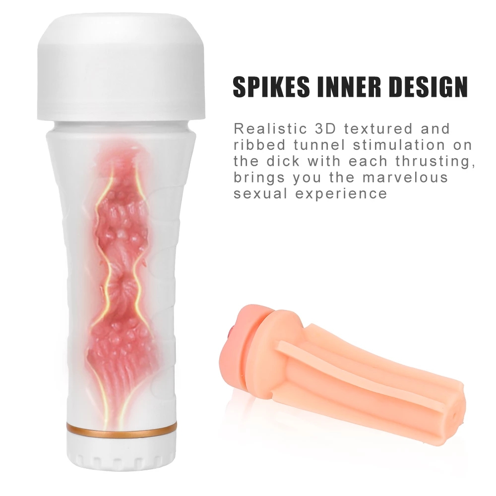 Male Masturbation Cups Penis Pumps Sex Machines Fun Sexy Flashlight Shapes  Real Vaginal Sex Toys Male Masturbation Cups - Untamed Toys