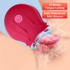 Rose Sex Toy with Tongue Licking Vibrator for Women G spot Nipple Stimulation Rechargeable Vibrating Machine Clitoral Vibrators