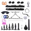 21 Pcs Adult Under Bed Game Set Safety Womens Mens Comfortable BDSM Bondage Training Romance BDSM Sexx Toy Kit Dildo Vibrator