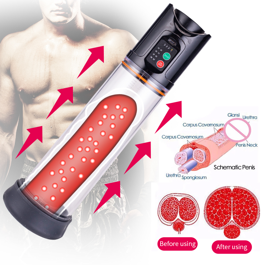 Electric Penis Vacuum Pump Rechargeable Automatic Male Enlargement