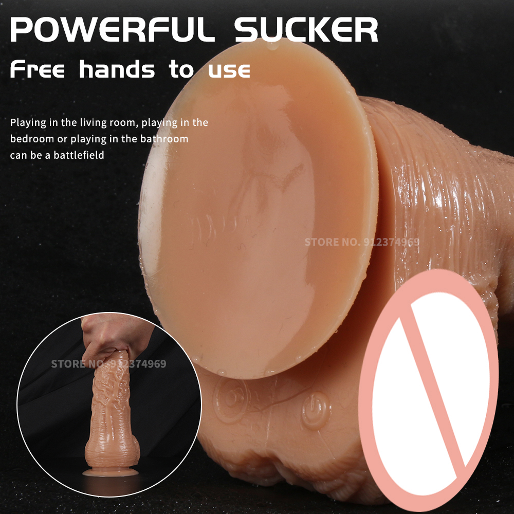 Heating Realistic Thrusting Dildo Vibrator for Woman Soft huge Big Dick  Penis G Spot Vagina anus Masturbator Sex Toy for adult - Untamed Toys