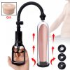 Manual Penis Pump Male Penis Enlarger Sex Toys For Man Vacuum Pump Male Masturbation Penile Extender Trainer Adults Sex Products