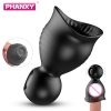 PHANXY Male Masturbator Cup Glans Massage Vibrators Sex Toy for Men Penis Delay Trainer Oral Stimulation Climax Adults 9 Modes