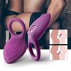Penis Ring Vibrating Clitoris Stimulator G Spot Sex Toys For Couple Toy for Couple Vibrating Delay Ejaculation Lock Fine Ring