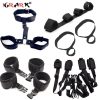 Sexy BDSM Equipment Kits Erotic Bed Bondage Set Handcuffs Role Playing Props Adult Games Sex Toys For Couples Exotic Accessories